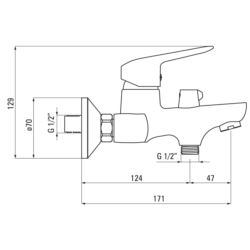 bateria wannowa  BORO