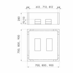 nośnik styropianowy 90x12