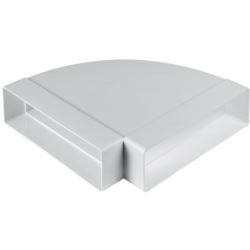 kolanko poziome płaskie 90