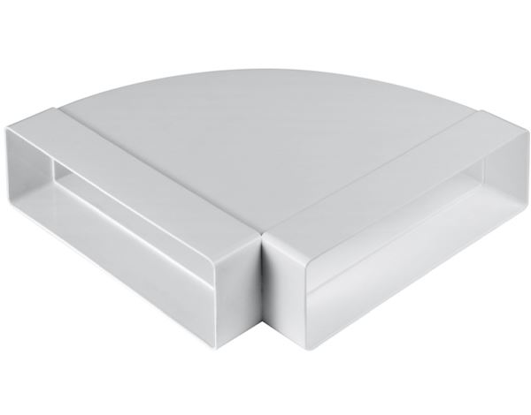 kolanko poziome płaskie 90