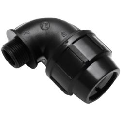 kolano PE 50x6/4" GZ