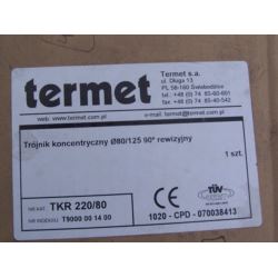 trójnik komina 90-80/125 Termet